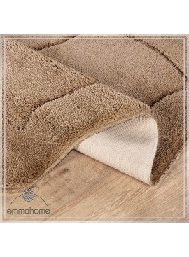 ROMANY GYPSY CARAVAN WASHABLE RUGS 4pcs SET MAT, SOFT PUFFY 25mm Thickness, Medium 75x125cm