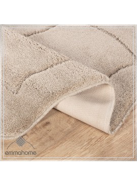 ROMANY GYPSY CARAVAN WASHABLE RUGS 4pcs SET MAT, SOFT PUFFY 25mm Thickness, Large 100x140cm