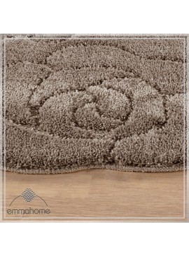 ROMANY GYPSY CARAVAN WASHABLE RUGS 4pcs SET MAT, SOFT SUNFLOWER 25mm Thickness, Medium 75x125cm