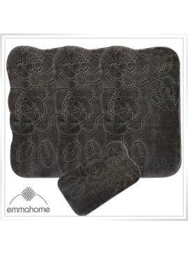 ROMANY GYPSY CARAVAN WASHABLE RUGS 4pcs SET MAT, SOFT SUNFLOWER 25mm Thickness, Medium 75x125cm