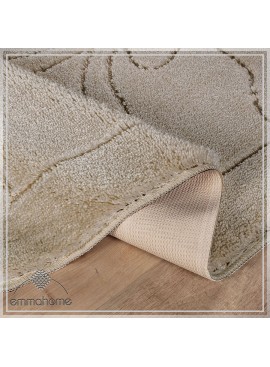 ROMANY GYPSY CARAVAN WASHABLE RUGS 4pcs SET MAT, SOFT LEAFY 25mm Thickness, Large 100x140cm