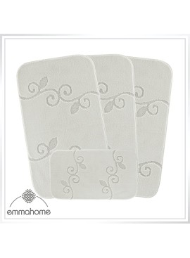 ROMANY GYPSY CARAVAN WASHABLE 4PCS MAT SET, CARAVAN TOURER SIZE 67X120CM, Lilly