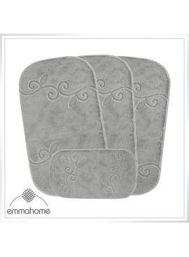 ROMANY GYPSY CARAVAN WASHABLE 4PCS MAT SET, CARAVAN TOURER SIZE 67X120CM, Lilly