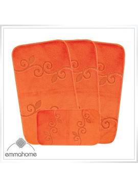 ROMANY GYPSY CARAVAN WASHABLE 4PCS MAT SET, CARAVAN TOURER SIZE 67X120CM, Lilly