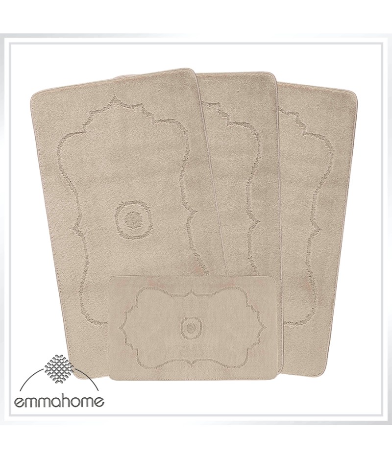 ROMANY GYPSY WASHABLE 4PCS MAT/RUG SET, CARAVAN/MOBILE HOME TOURER SIZES, 67X120CM, Hilal ROMANY GYPSY WASHABLE 4PCS MAT/RUG SET, CARAVAN/MOBILE HOME TOURER SIZES, 67X120CM, Hilal
