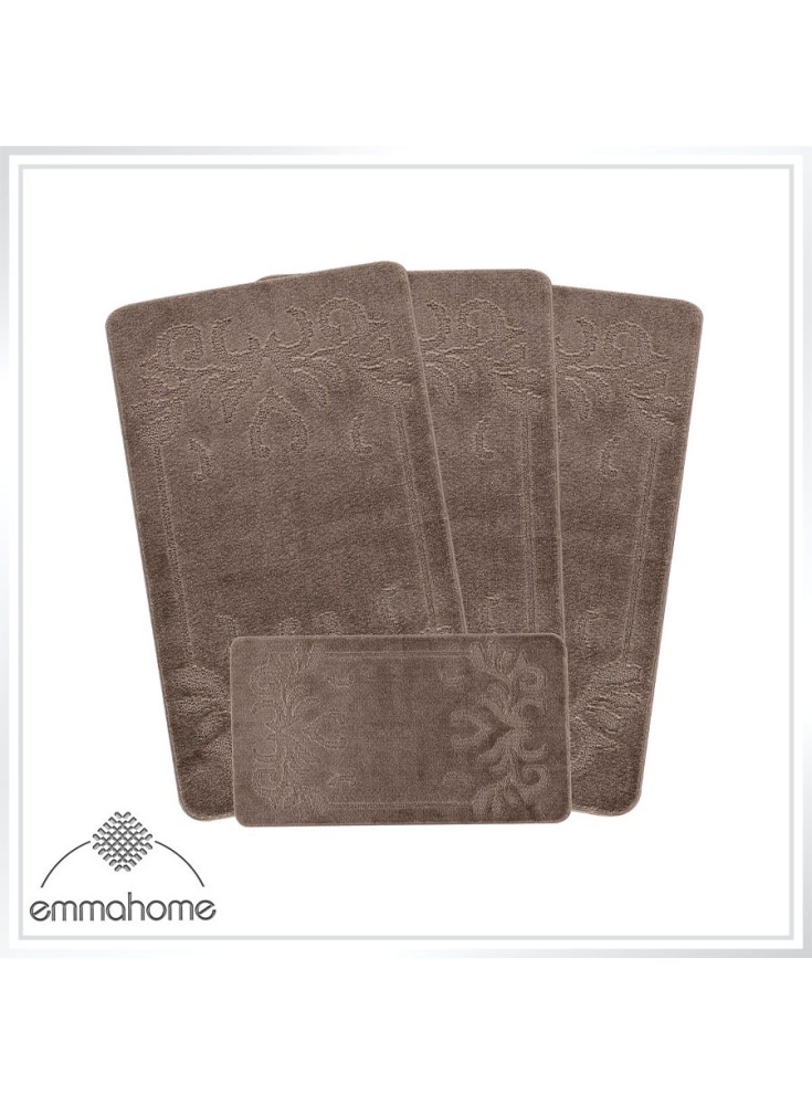 ROMANY GYPSY CARAVAN WASHABLE 4PCS MAT SET, CARAVAN TOURER SIZE 67X120CM, MABEL ROMANY GYPSY CARAVAN WASHABLE 4PCS MAT SET, CARAVAN TOURER SIZE 67X120CM, MABEL