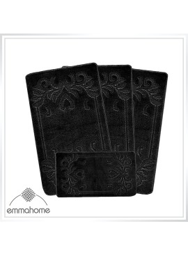 ROMANY GYPSY CARAVAN WASHABLE 4PCS MAT SET, CARAVAN TOURER SIZE 67X120CM, MABEL