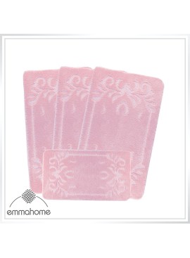 ROMANY GYPSY CARAVAN WASHABLE 4PCS MAT SET, CARAVAN TOURER SIZE 67X120CM, MABEL
