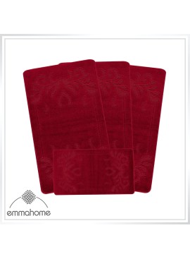 ROMANY GYPSY CARAVAN WASHABLE 4PCS MAT SET, CARAVAN TOURER SIZE 67X120CM, MABEL