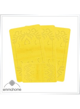 ROMANY GYPSY CARAVAN WASHABLE 4PCS MAT SET, CARAVAN TOURER SIZE 67X120CM, MABEL