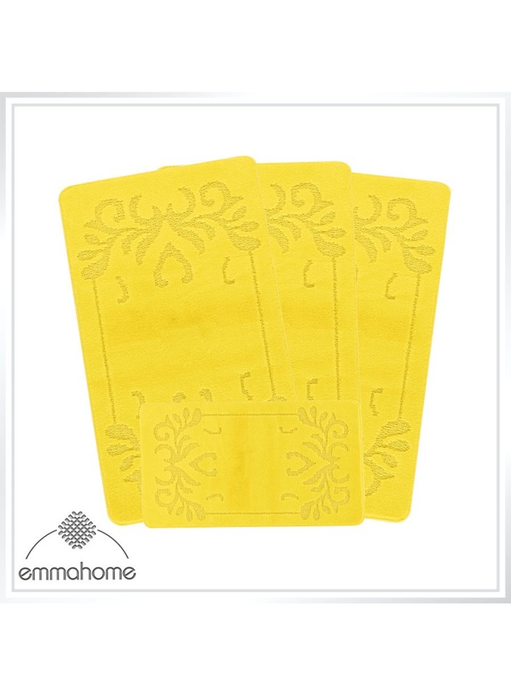 ROMANY GYPSY CARAVAN WASHABLE 4PCS MAT SET, CARAVAN TOURER SIZE 67X120CM, MABEL ROMANY GYPSY CARAVAN WASHABLE 4PCS MAT SET, CARAVAN TOURER SIZE 67X120CM, MABEL