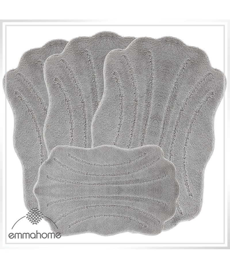 ROMANY GYPSY CARAVAN WASHABLE MATS 4pcs SET, Mussel Tuorier Size ROMANY GYPSY CARAVAN WASHABLE MATS 4pcs SET, Mussel Tuorier Size