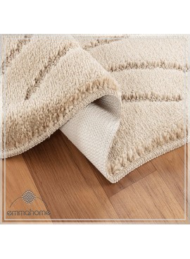 ROMANY GYPSY CARAVAN WASHABLE MATS 4pcs SET, Mussel Tuorier Size