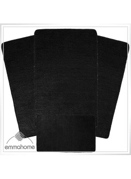 SHINY ROMANY GYPSY CARAVAN 4pcs Washable Mats/Rugs Set, 75x125cm - ULTRA SOFTNESS SANTA