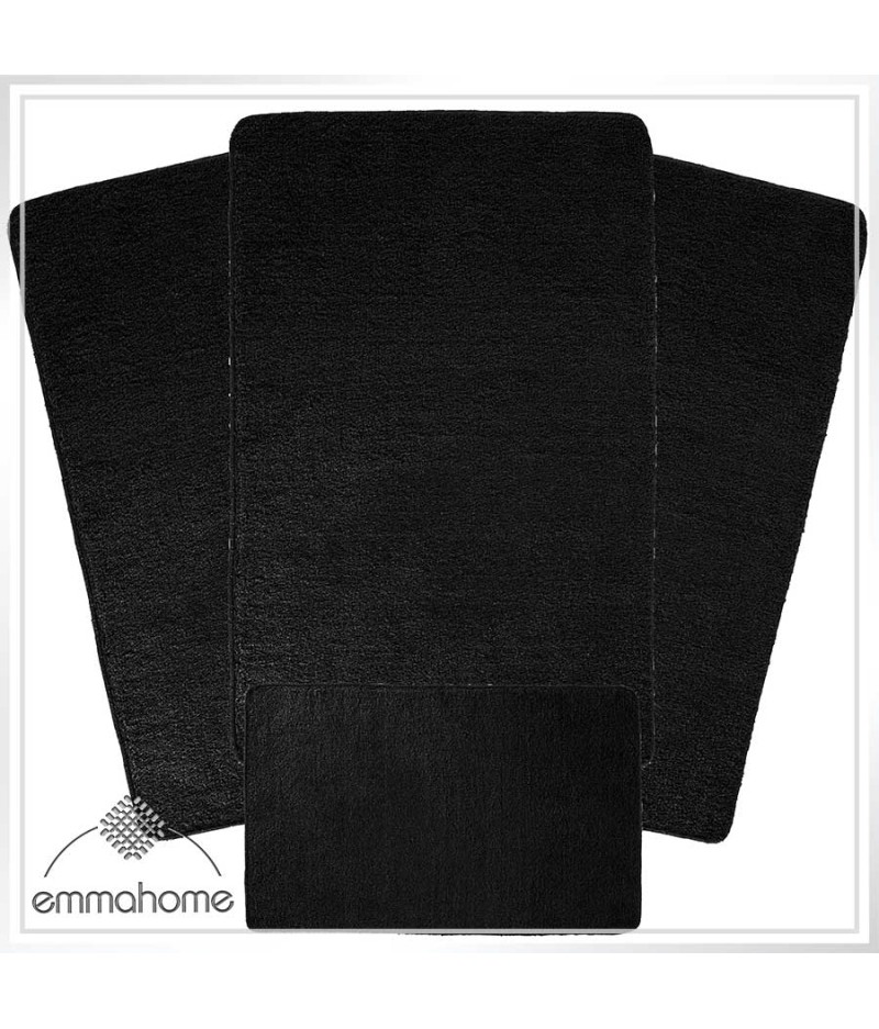 SHINY ROMANY GYPSY CARAVAN 4pcs Washable Mats/Rugs Set, 75x125cm - ULTRA SOFTNESS SANTA