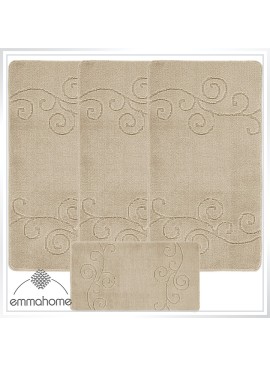 ROMANY GYPSY CARAVAN WASHABLE MATS 4pcs SET, Selena Tuorier Size