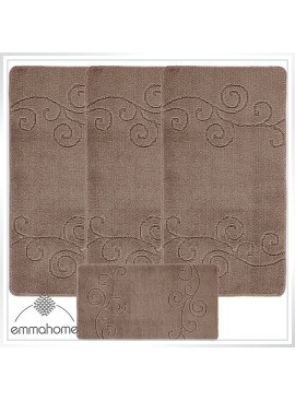 ROMANY GYPSY CARAVAN WASHABLE MATS 4pcs SET, Selena Tuorier Size