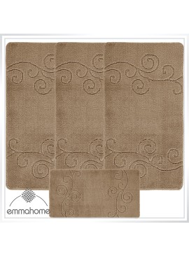 ROMANY GYPSY CARAVAN WASHABLE MATS 4pcs SET, Selena Tuorier Size