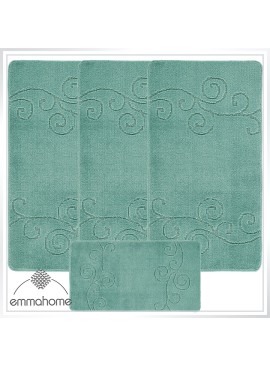 ROMANY GYPSY CARAVAN WASHABLE MATS 4pcs SET, Selena Tuorier Size