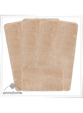 ROMANY GYPSY CARAVAN WASHABLE MATS 4pcs SET, Sadiva Tuorier Size