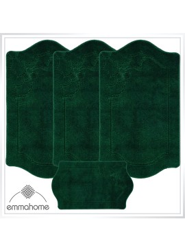 ROMANY GYPSY CARAVAN WASHABLE MATS 4pcs SET, Holly Tuorier Size